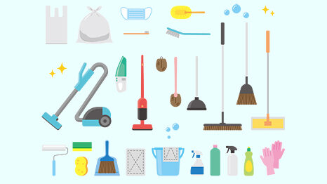 いろんな掃除道具