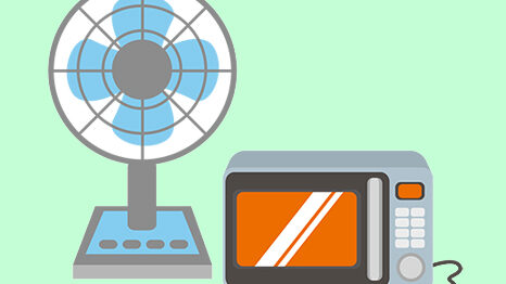 家電扇風機・電子レンジ)