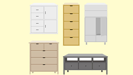 大型家具のイラスト