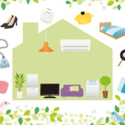 1人暮らしの必需品のイラスト