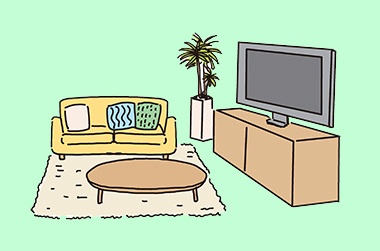 広々としたリビング